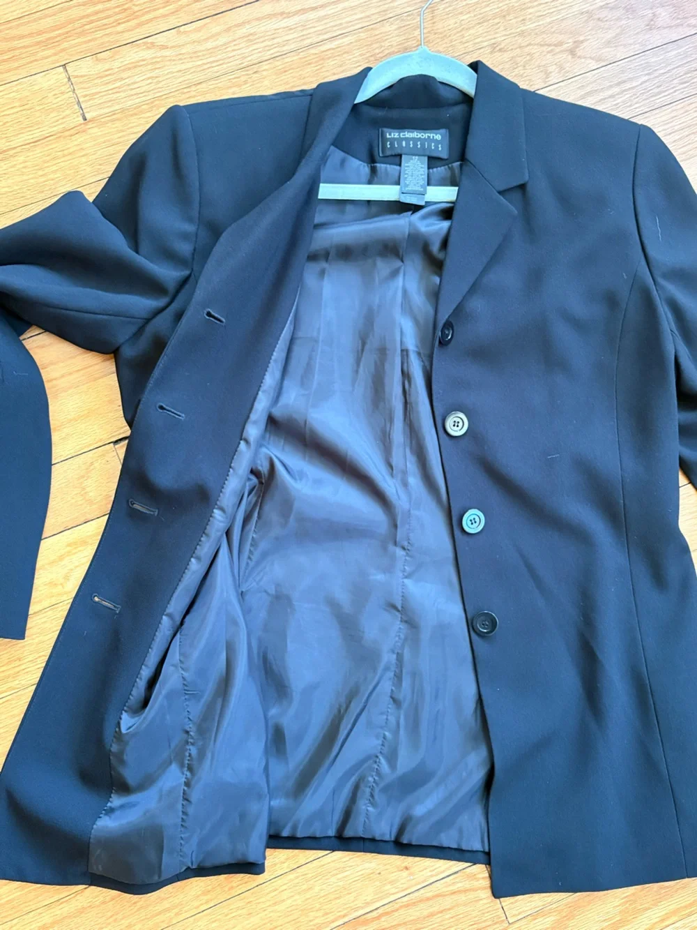 Liz Claiborne Black Women's Single-Breasted Blazer